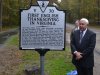 First Thanksgiving Marker Dedication Nov. 1, 2013