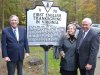 First Thanksgiving Marker Dedication Nov. 1, 2013