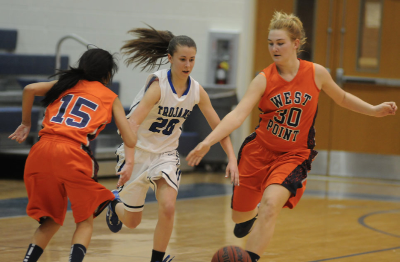 Girls' Basketball West Point at New Kent 2013 New Kent Charles