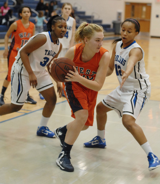 Girls' Basketball West Point at New Kent 2013 New Kent Charles