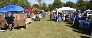 Several vendors occupied spaces selling a variety of items during the Oct. 28 festival.