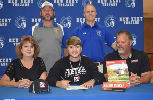 Wyatt Terry will hit the gridiron as a member of the Frostburg State University football team this fall.