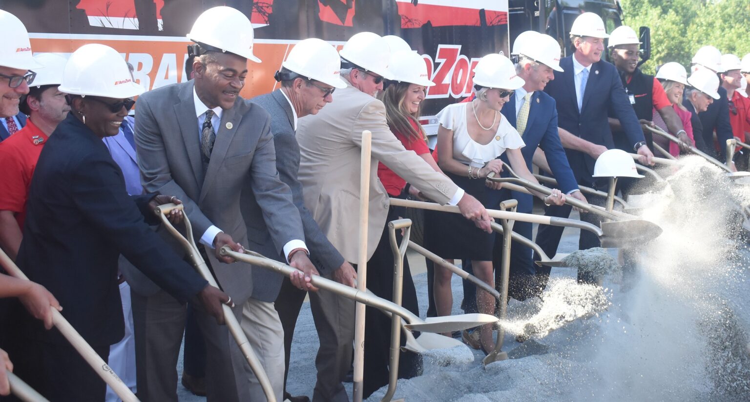 Autozone's groundbreaking marks first step for New Kent's 'City Center