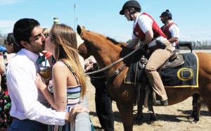 And while meeting the horses may not have been everybody's choice, there were other ways to enjoy the event and the gorgeous springtime weather.