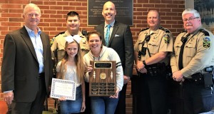 Kaydence Coleen Elbourn is selected at George Watkins Elementary School’s recipient of its citizenship award.