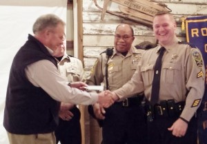 pic of Rotary donation to NK Sheriff Auxiliary 2015